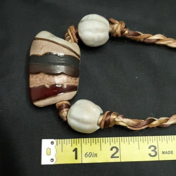 Carol Halmy Porcelain Braided Necklace - Picture 11 of 13